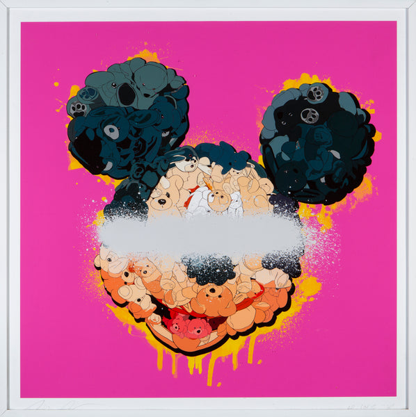 Mickey Mouse Bear - Framed